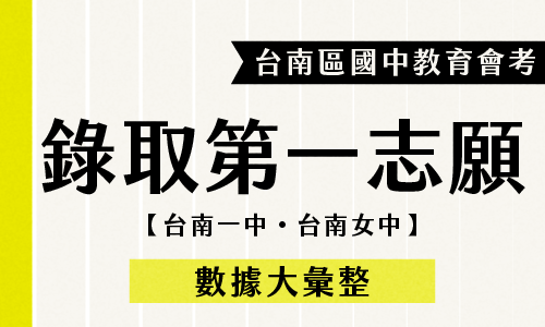 113年｜台南區國三會考各校錄取台南一中、台南女中數據統計